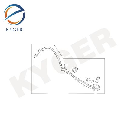 Freelander 2 direksiyon basınç hortumu LR044590 Land Rover 2014 L359 için