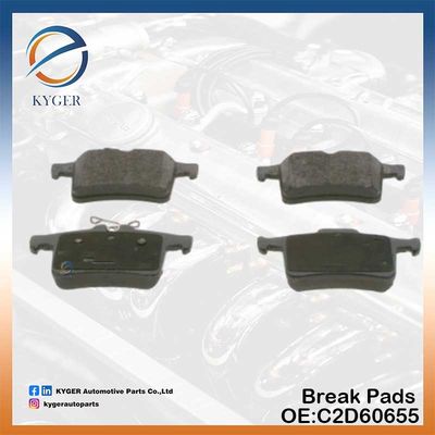 C2D60655 C2D3792 Araba Aksesuarları Jaguar XF XK XJ S-TYPE için set başına 4 adet fren yastıkları