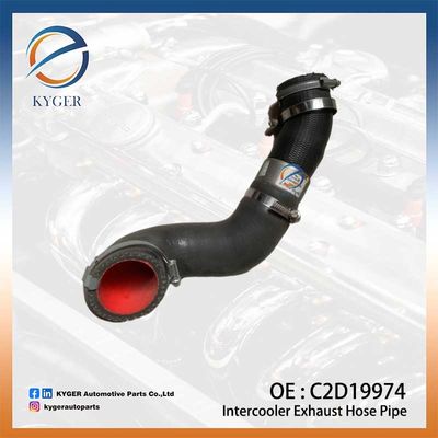 Soğutma Sistemi Soğutucu Arası Egzoz hortumu borusu C2D19974 C2D51924 C2D48909 C2D38491 Jaguar XJ (X351) için